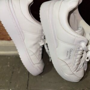 Calvin Klein White Casual Sneakers